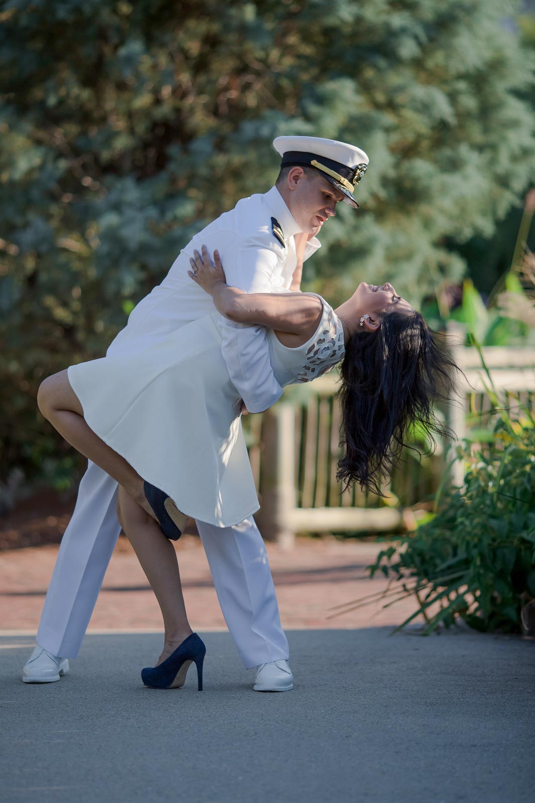 Norfolk Pagoda Garden Engagement Session