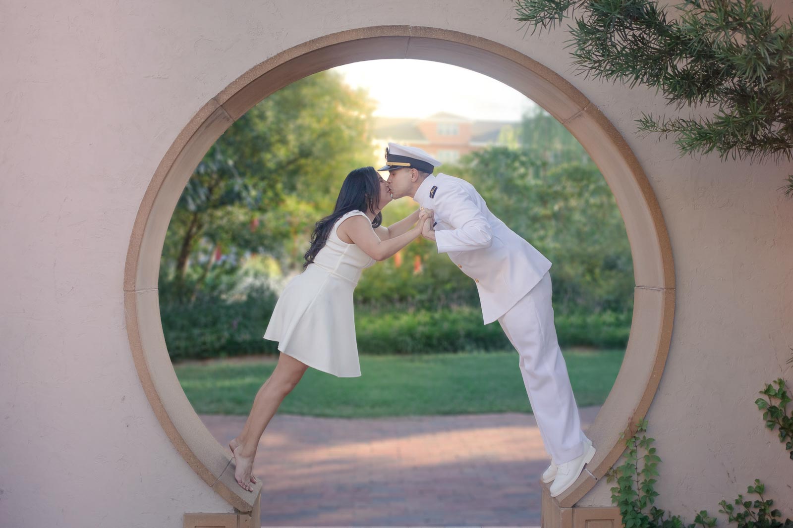 Norfolk Pagoda Garden Engagement