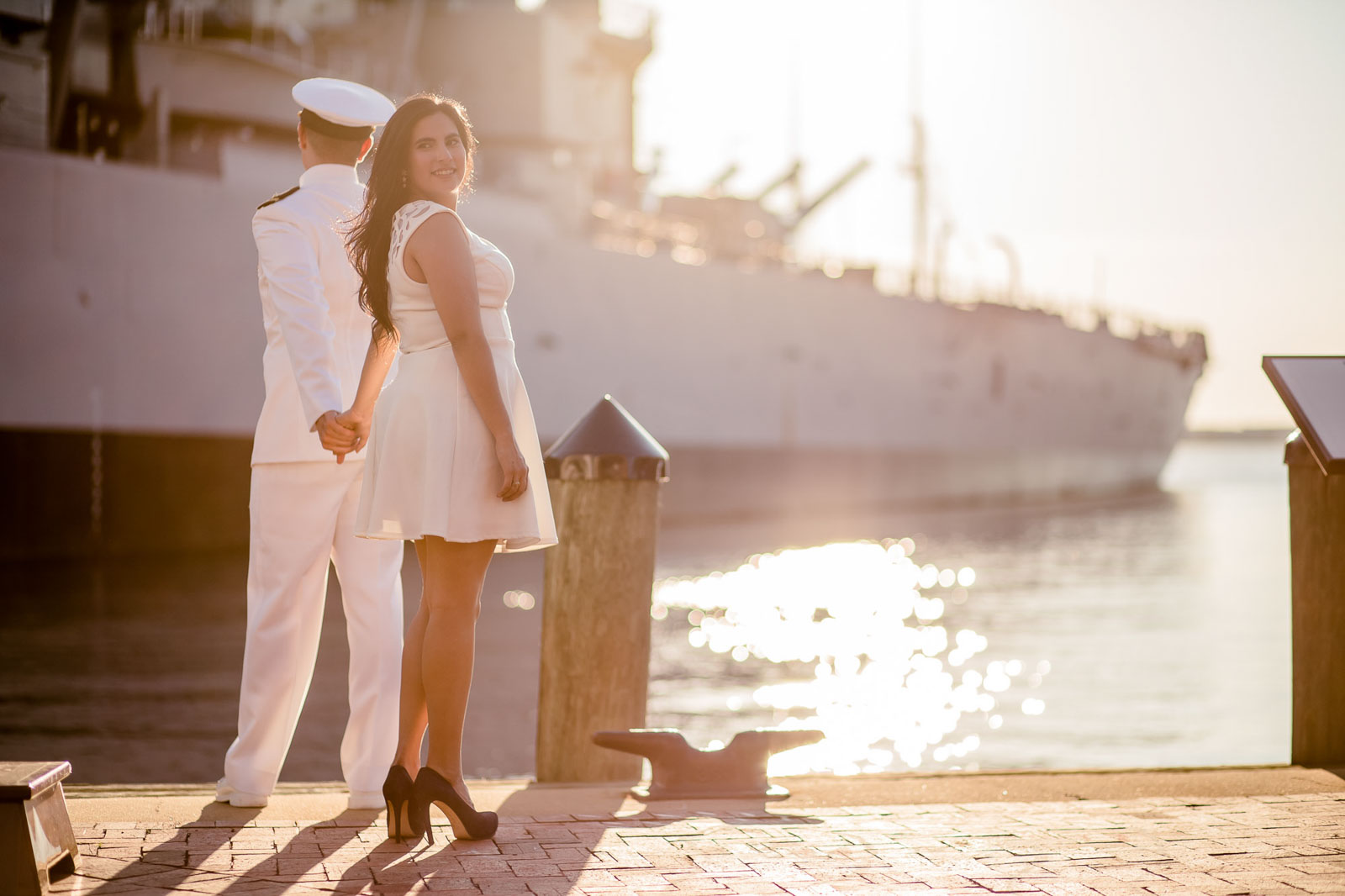 USS Wisconsin Norfolk Engagement