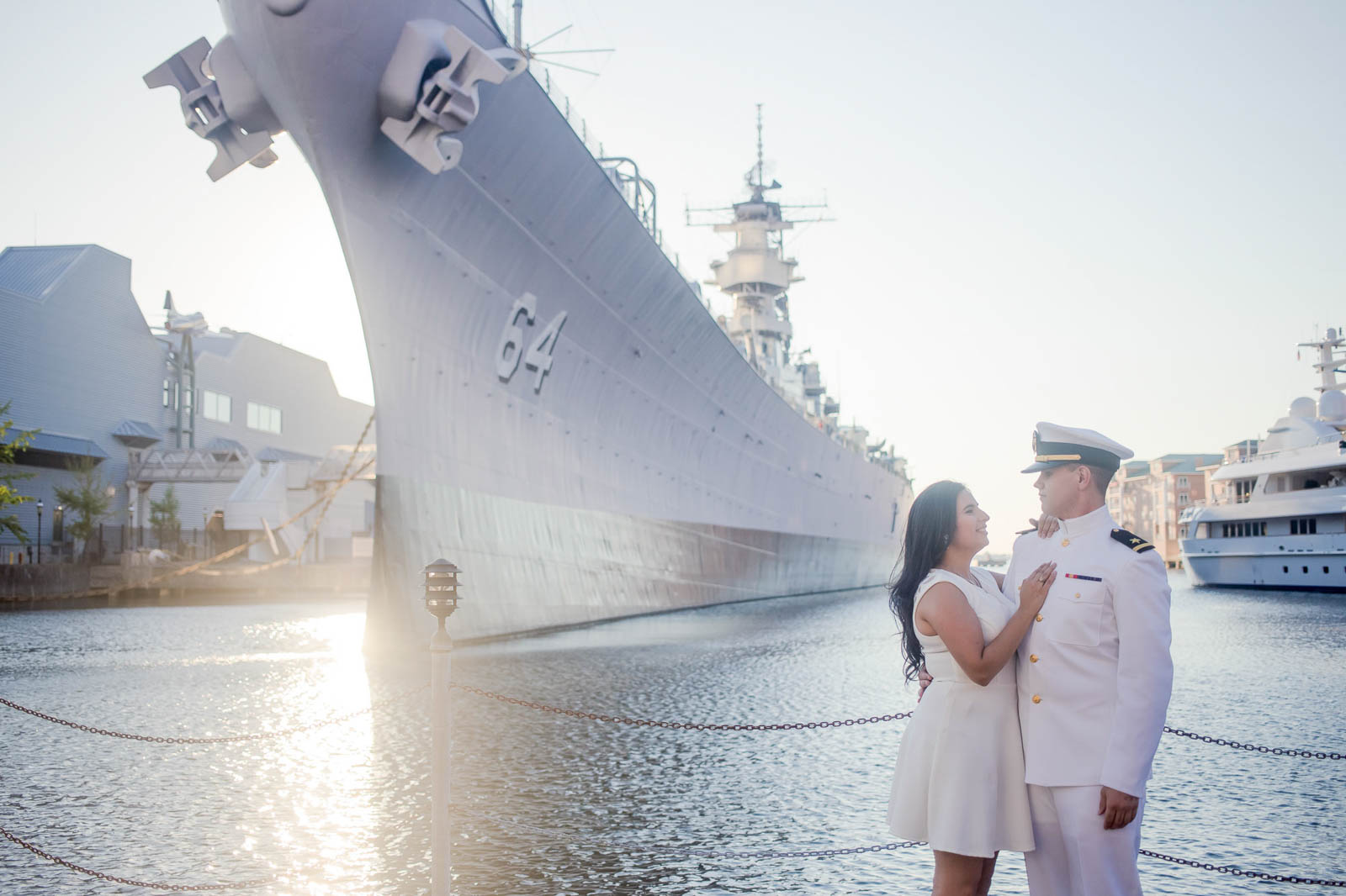 USS Constitution Engagement Photo