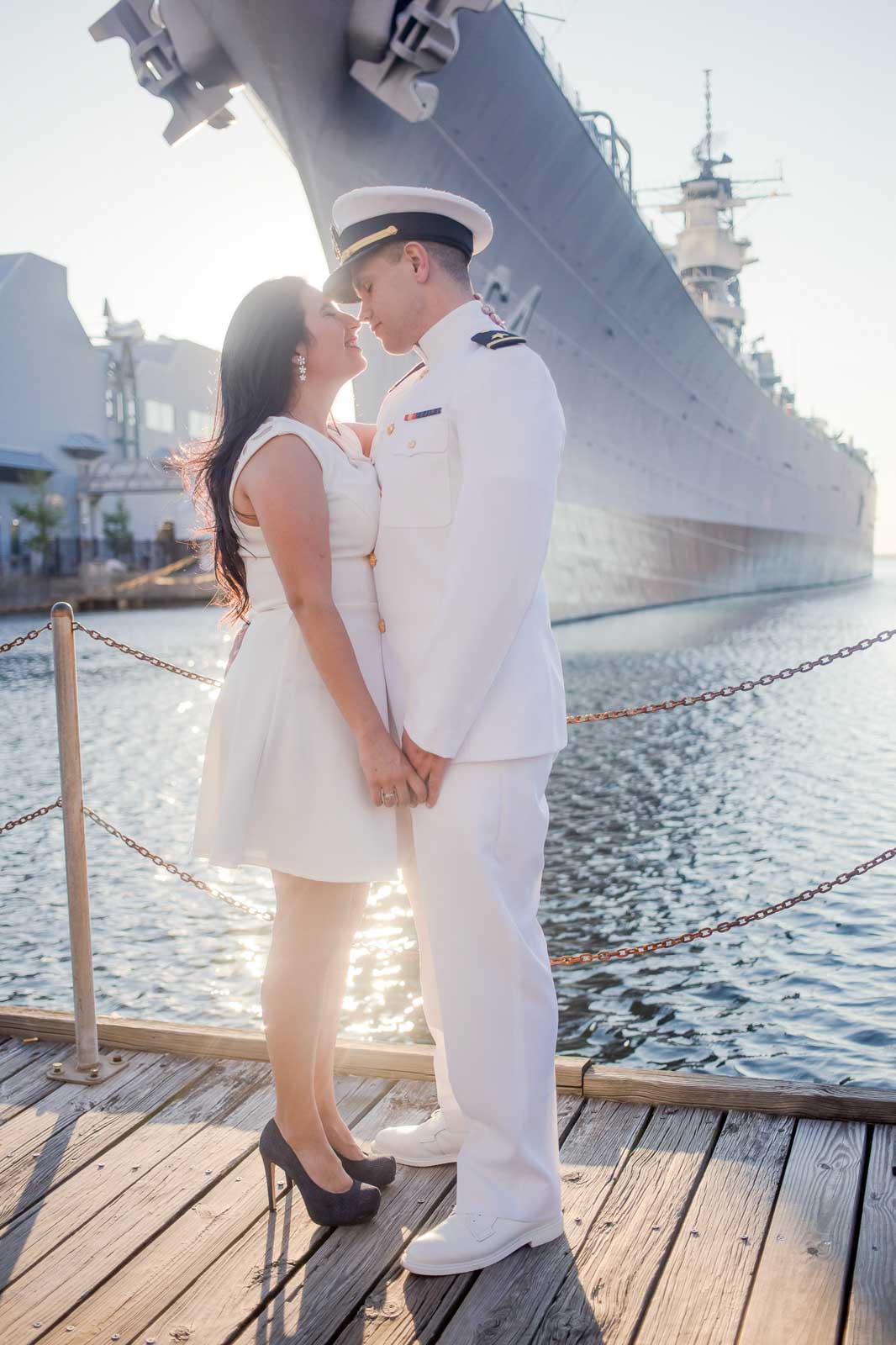 USS Constitution Engagement Photo