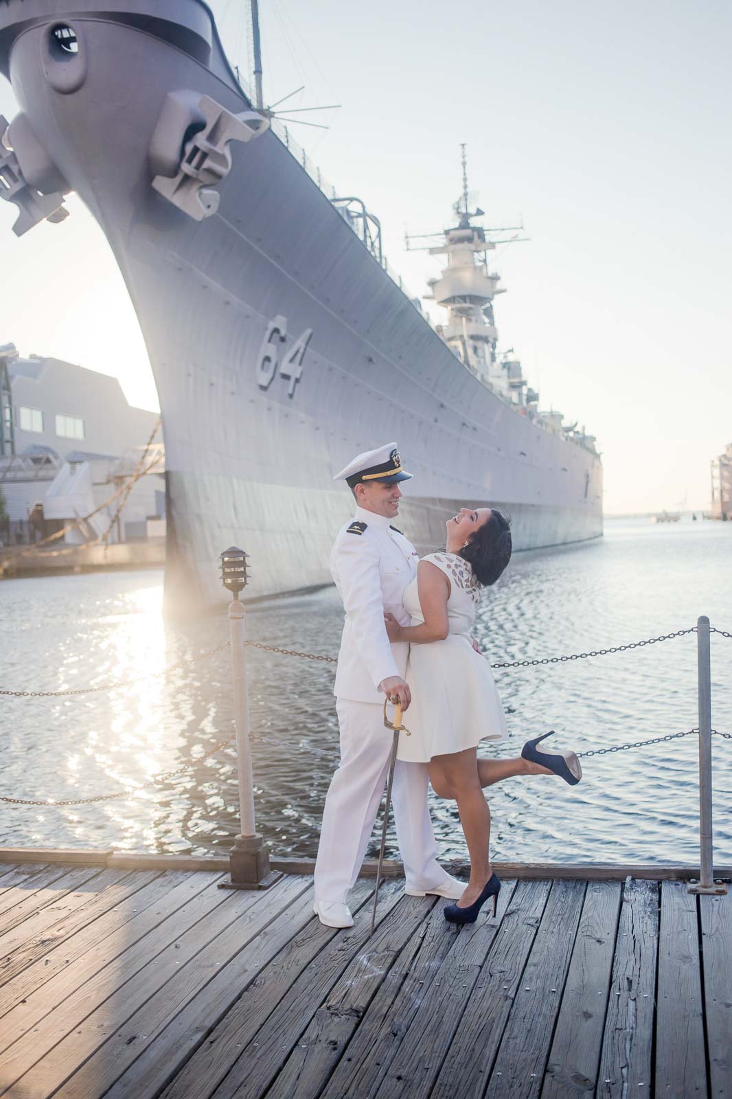 USS Constitution Engagement Photo
