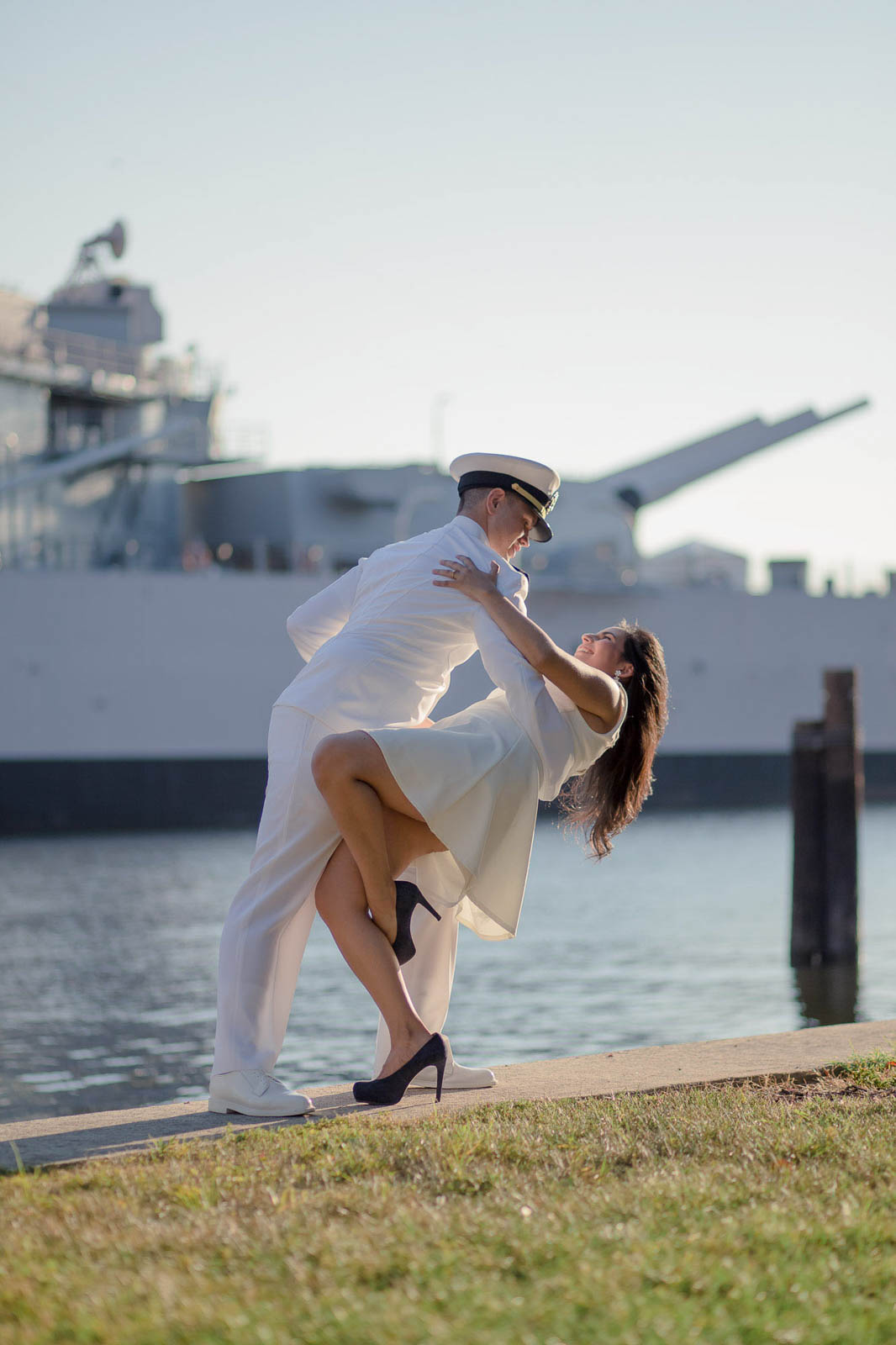 USS Constitution Engagement Session Norfolk