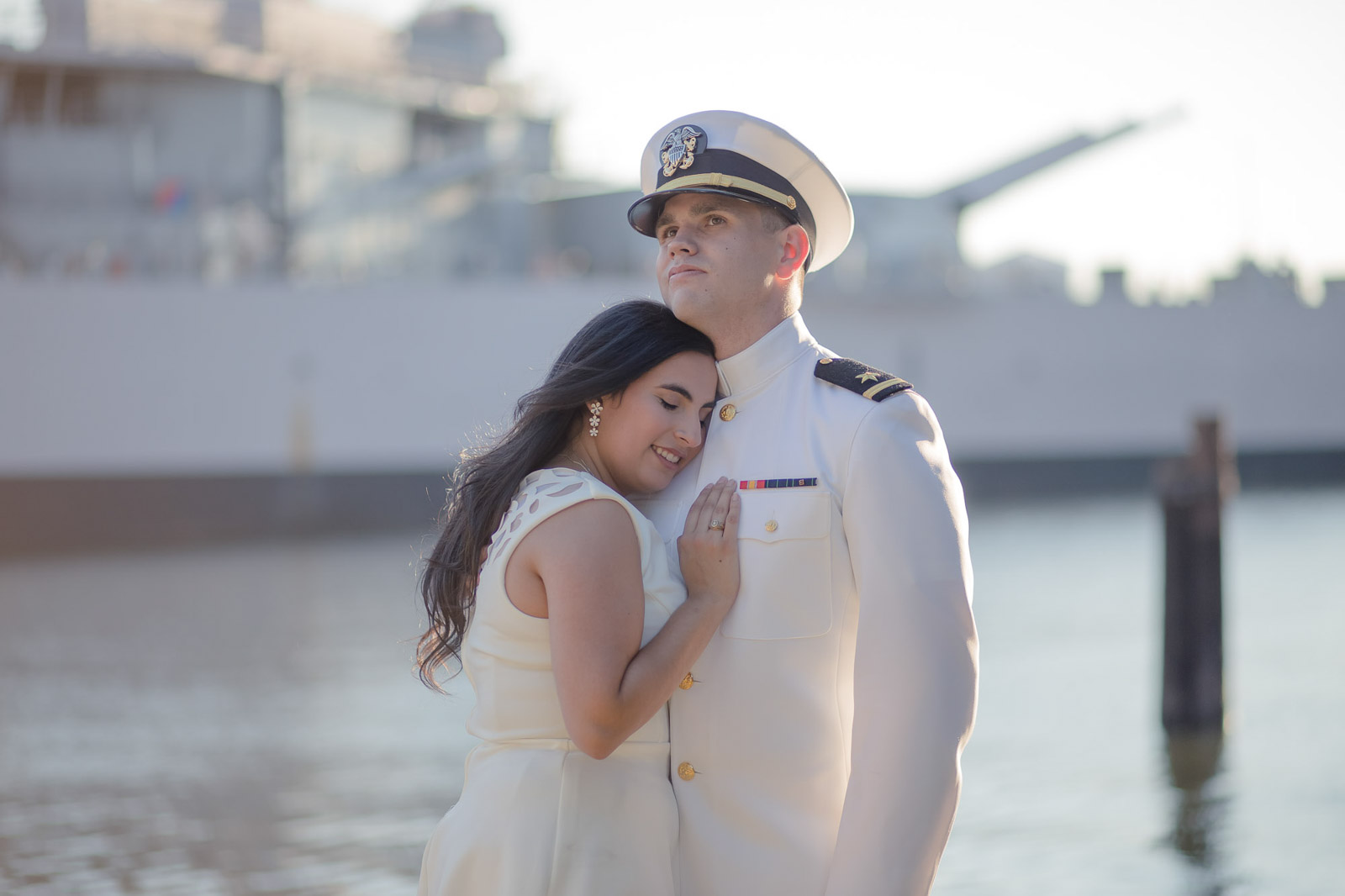 USS Constitution Engagement Session Norfolk