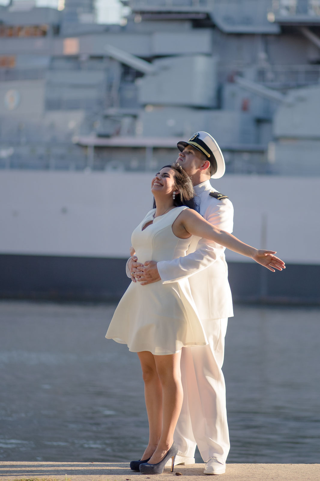 USS Constitution Engagement Session Norfolk