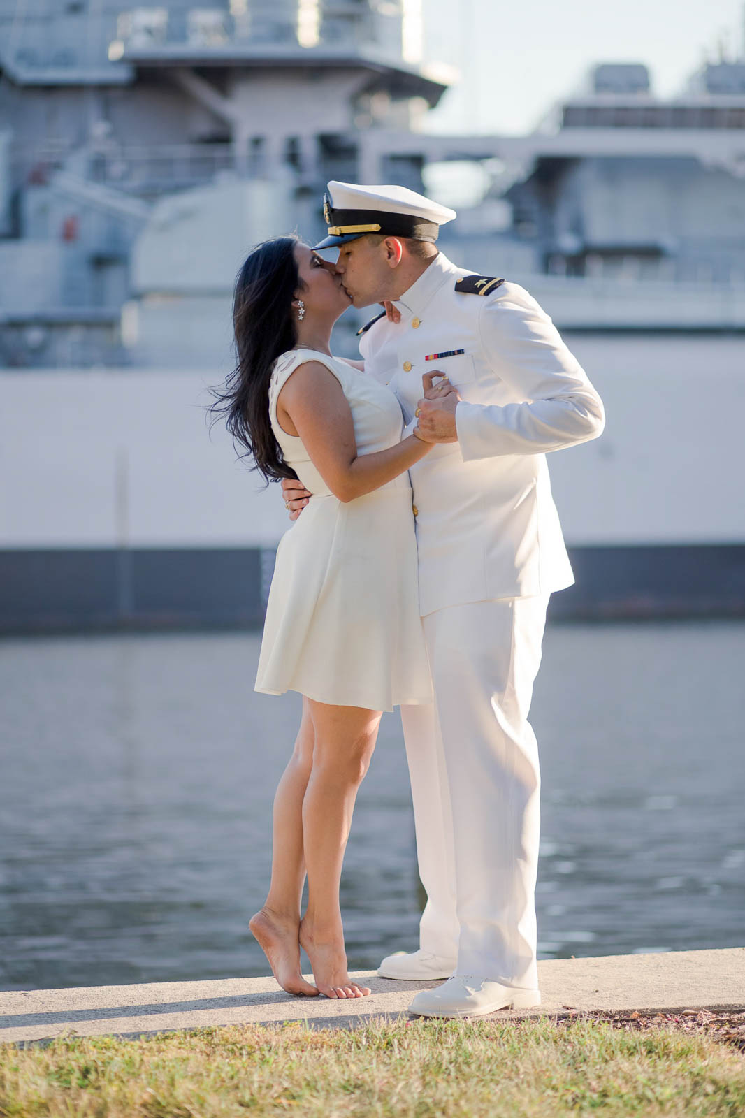 USS Constitution Engagement Session Norfolk