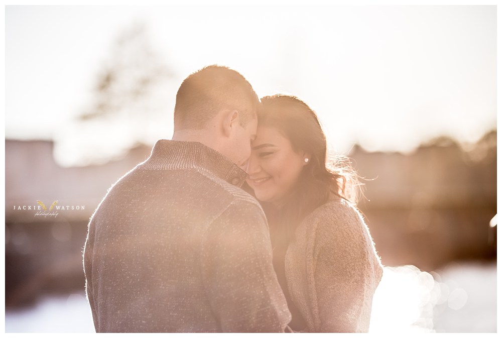 Sunset in Downtown Norfolk Engagement Photos