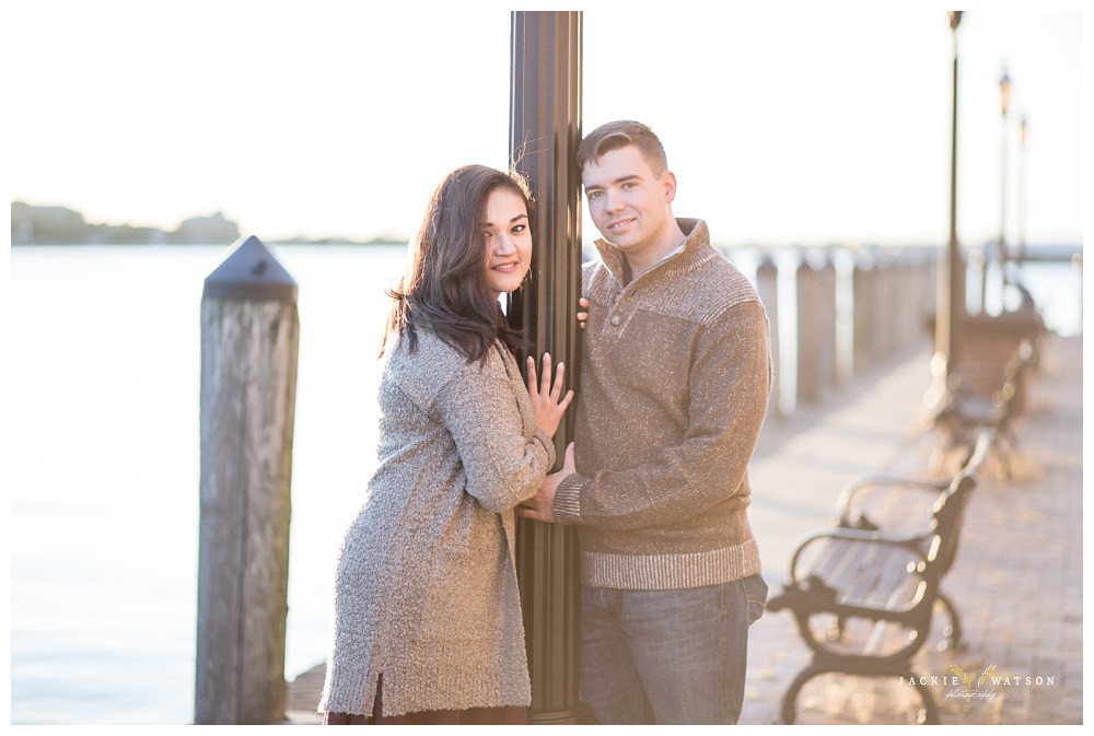 Freemason Harbor Downtown Norfolk Engagement Photography