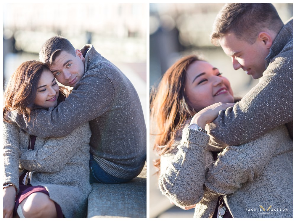 downtown norfolk proposal engagement session