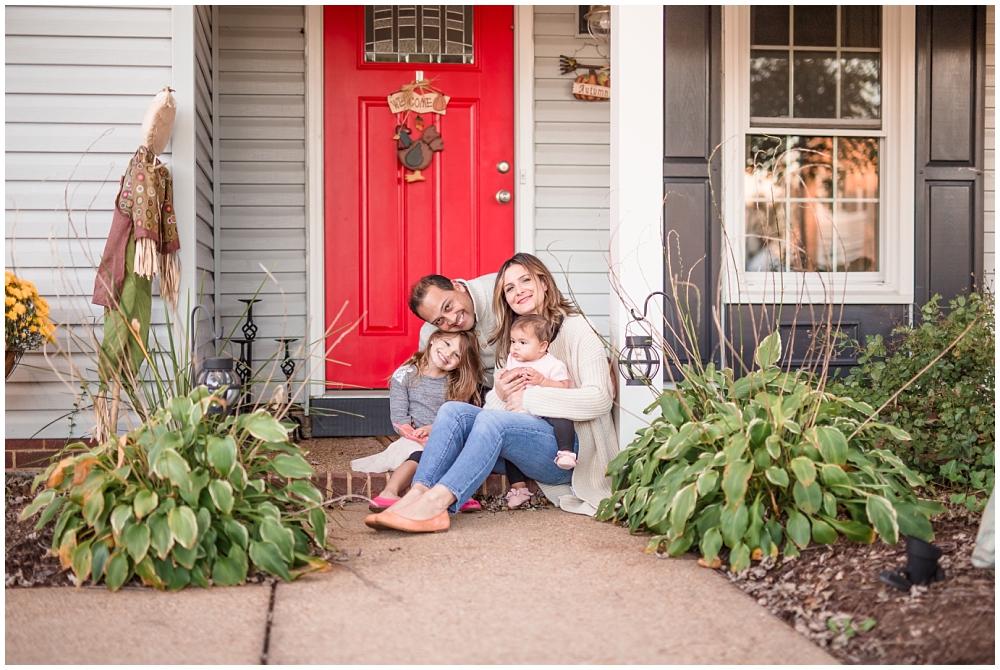 family portraits in your own home