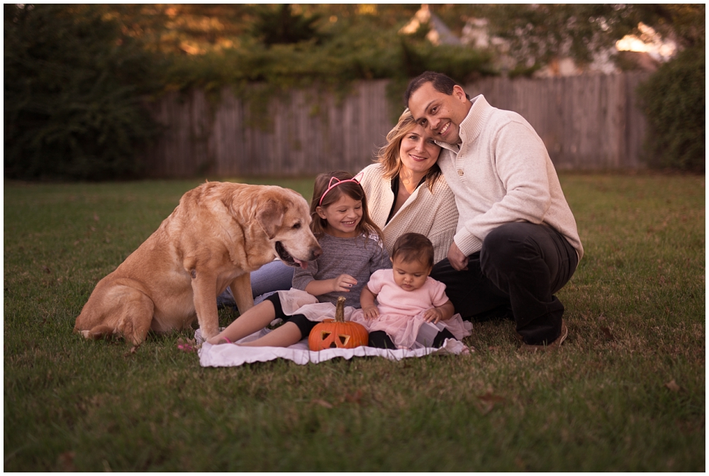 viriginia beach fall family portraits pumpkin