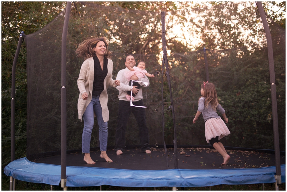 family portraits at home