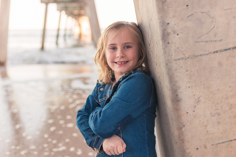 vero beach family portraits at the pier