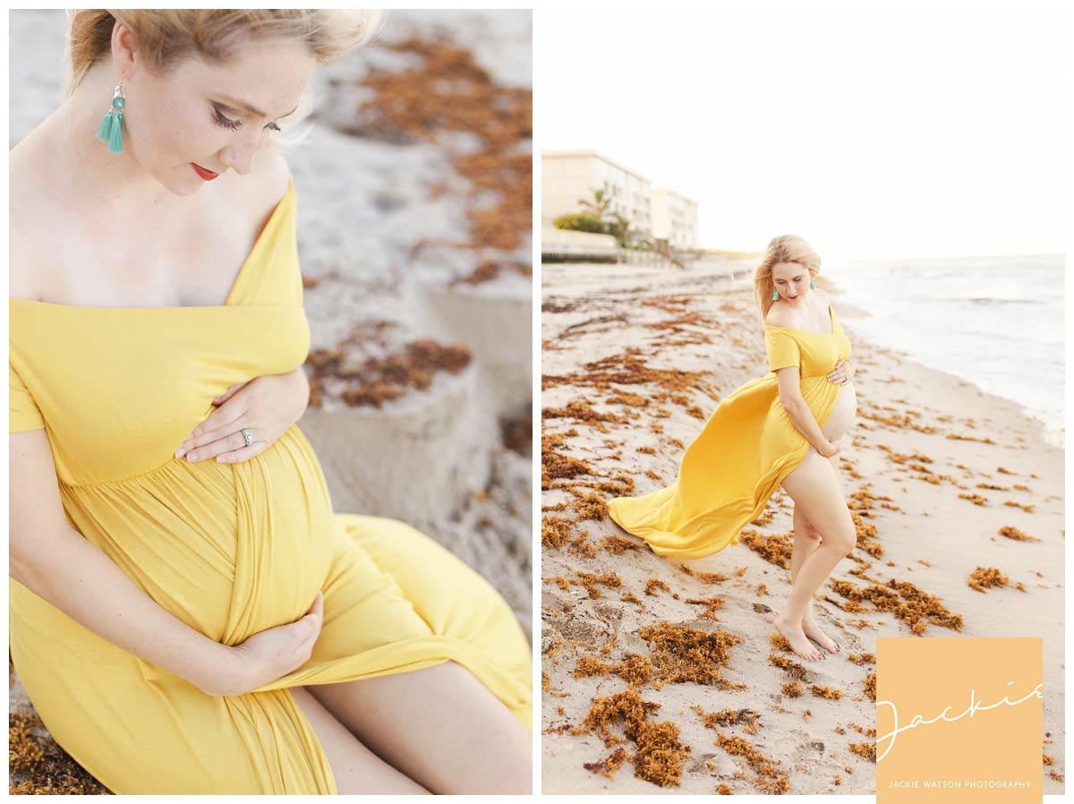 beach maternity photography vero beach