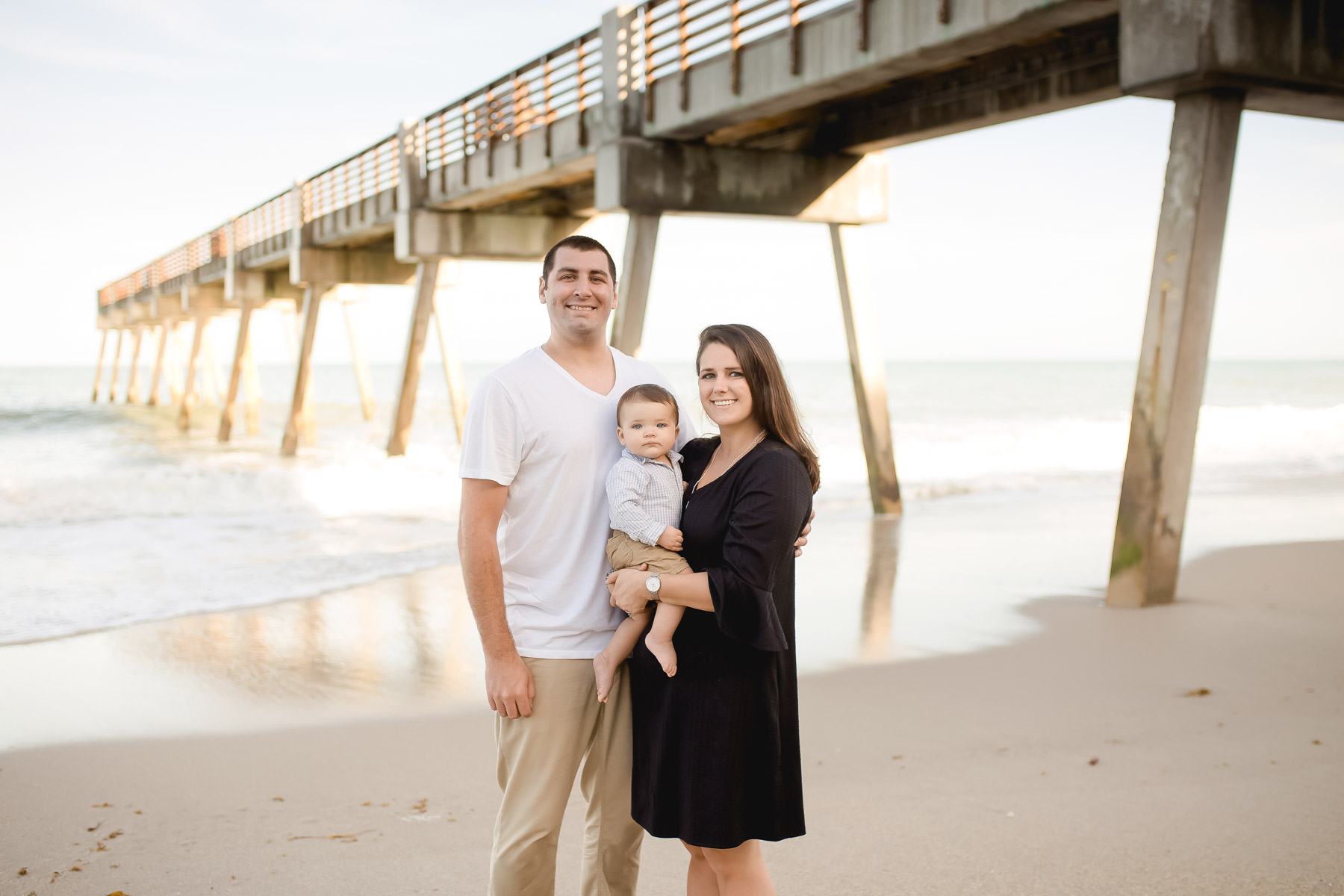 Sunset Family Photos at the Beach