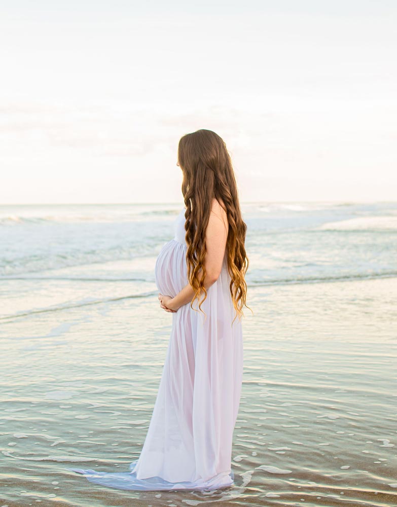 vero beach maternity photographer mermaid hair