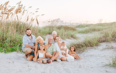 Sunset Family Photos in Cocoa Beach