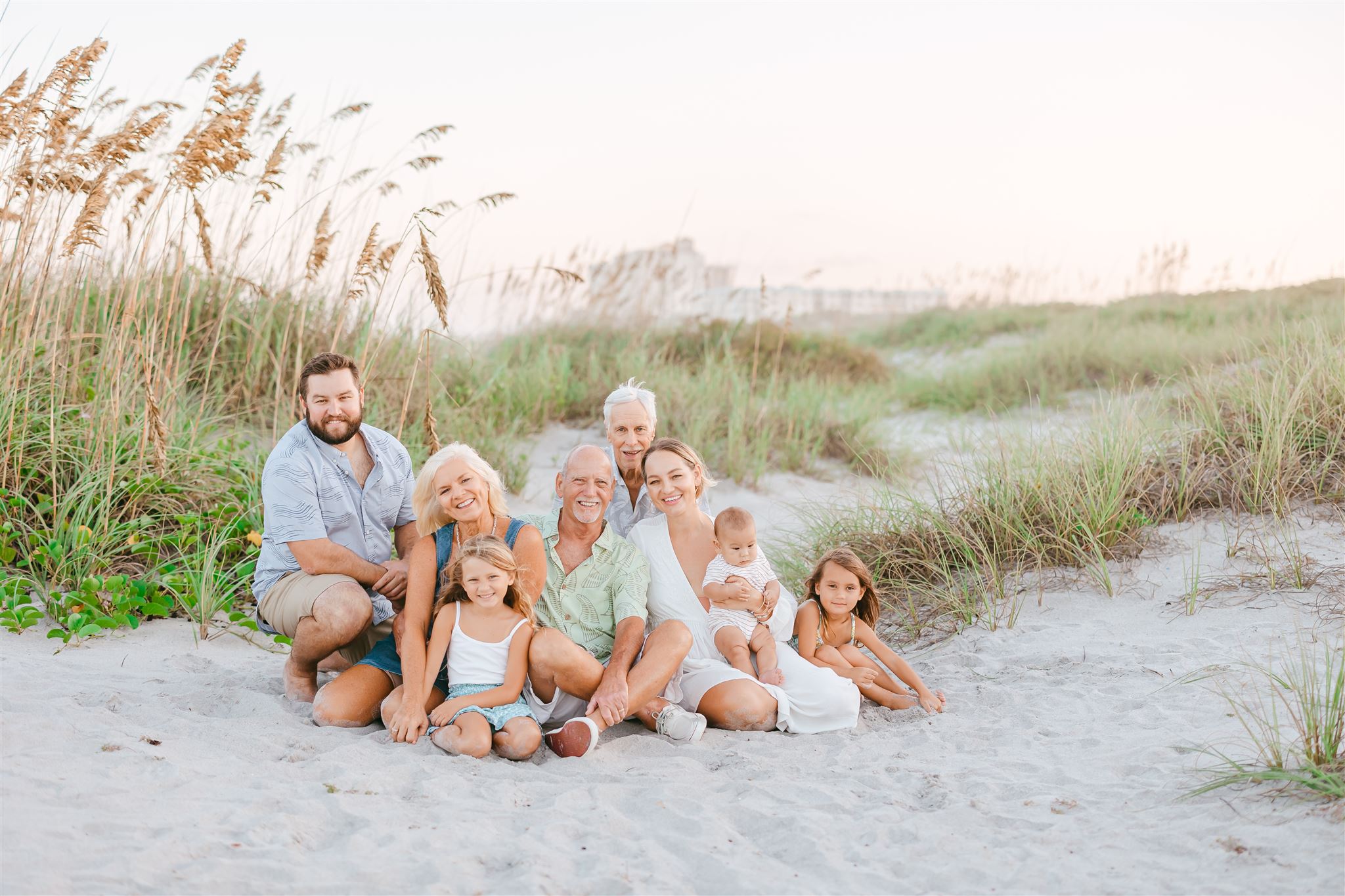 Sunset Family Photos in Cocoa Beach